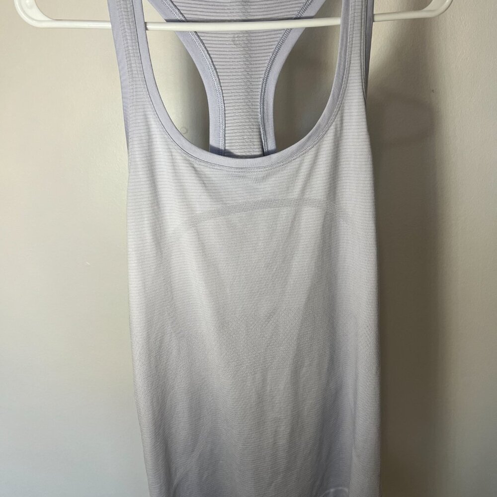 lululemon Women’s Racerback Tank Size 10 Gray Athletic Workout Top